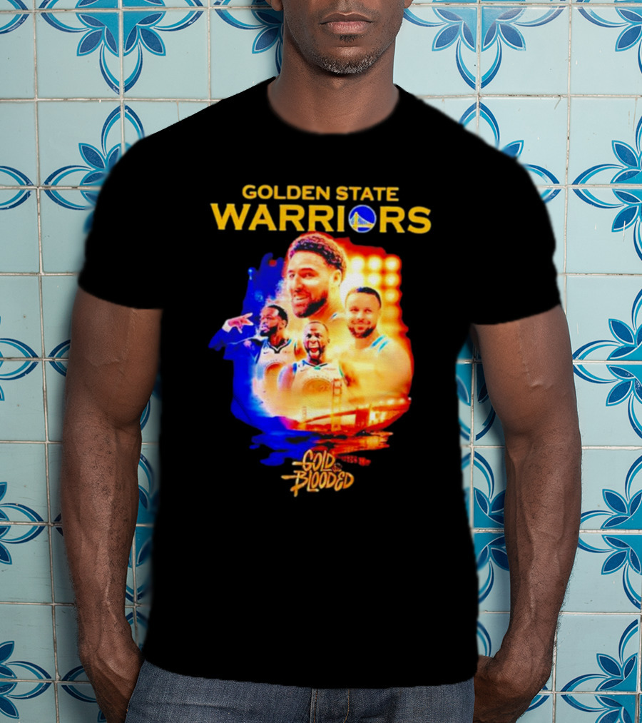 Golden State Warriors Gold Blooded Stephen Curry Klay Thompson Draymond Green T-Shirt