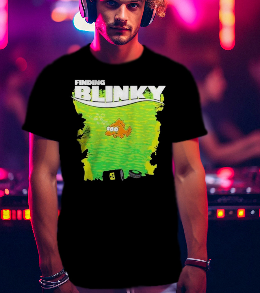Finding Blinky Three-Eyed Fish Dump Reference T-Shirt