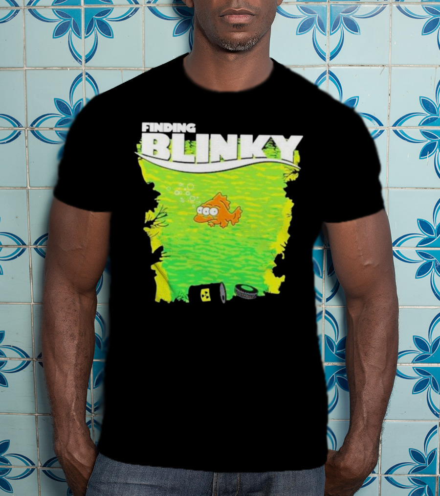Finding Blinky Three-Eyed Fish Dump Reference T-Shirt