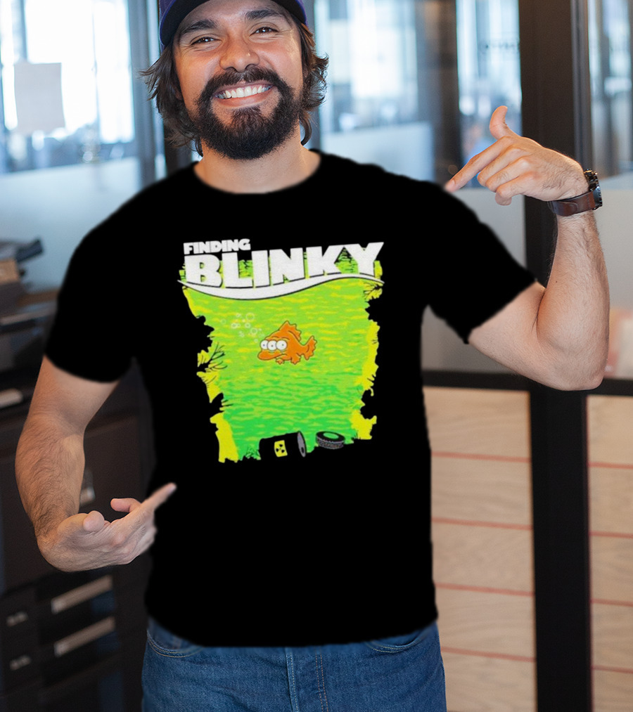 Finding Blinky Three-Eyed Fish Dump Reference T-Shirt