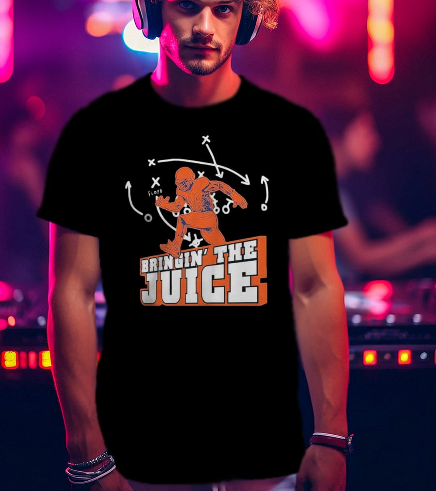 Bringin' The Juice Football Play Diagram T-Shirt