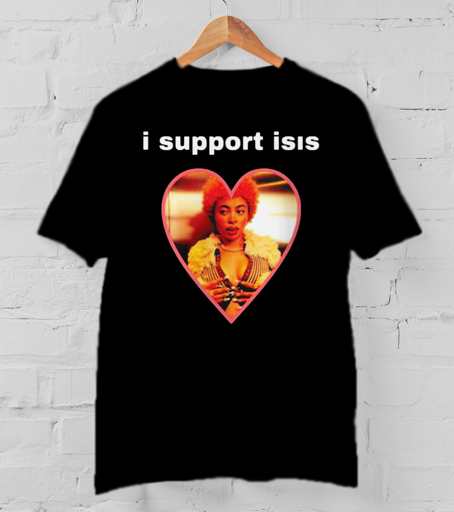 I Support Isis Heart-shaped Image T-Shirt