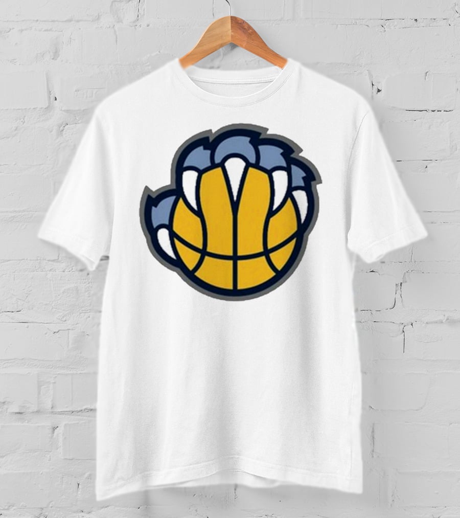 Memphis Grizzlies Claw Basketball T-Shirt