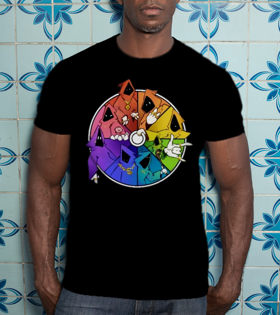 Shadow Wizard Money Gang Rainbow Circle T-Shirt