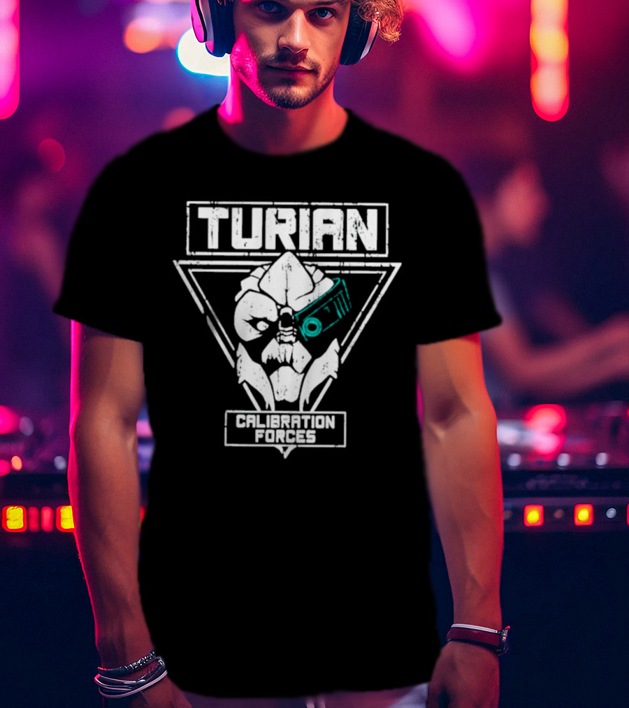 Turian Calibration Forces Mass Effect Gaming T-Shirt