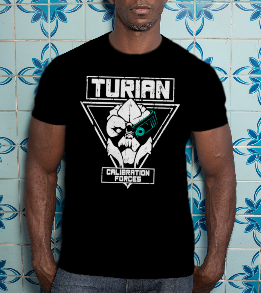 Turian Calibration Forces Mass Effect Gaming T-Shirt