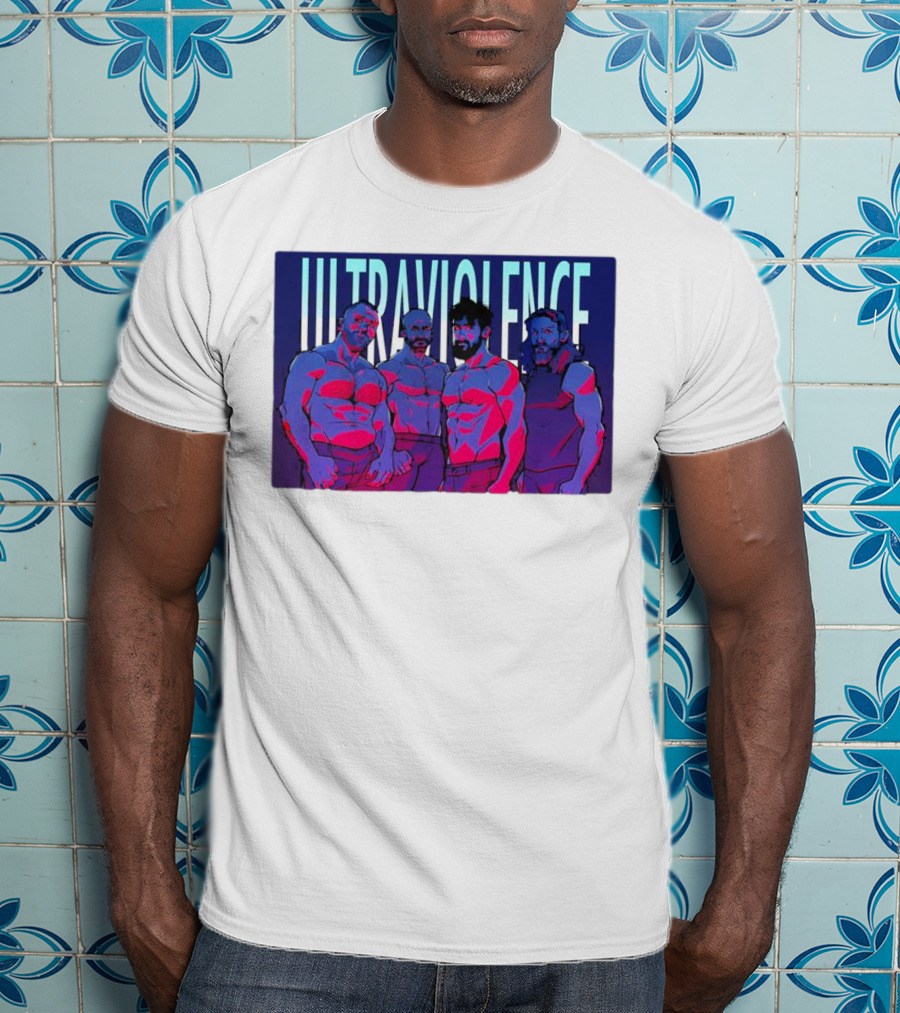 Ultraviolence AEW Wrestlers Neon T-Shirt