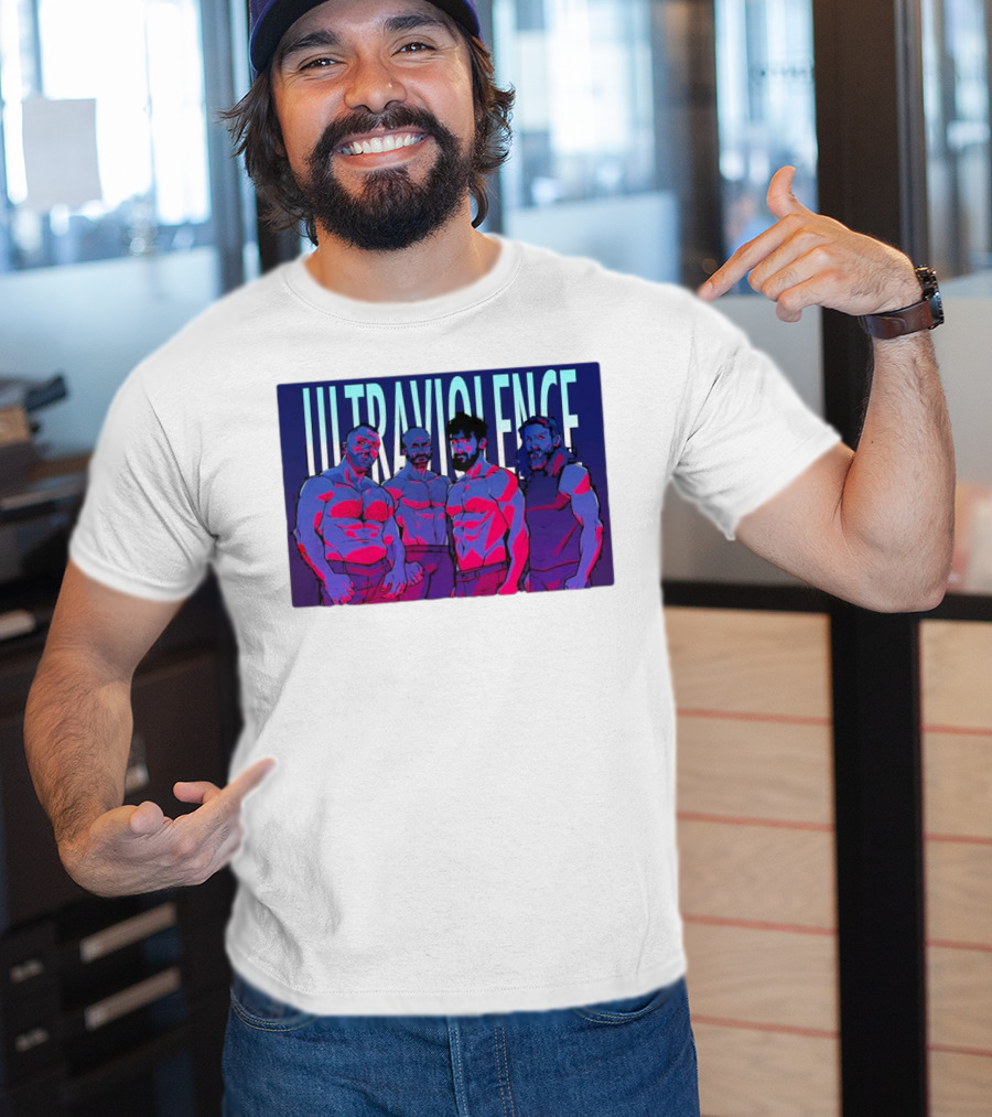 Ultraviolence AEW Wrestlers Neon T-Shirt