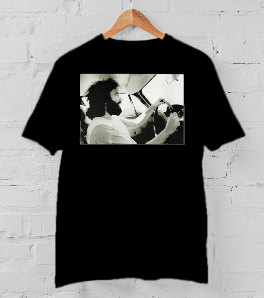 Jerry Garcia Driving Car Grand Prix Racecourse Watkins Glen T-Shirt