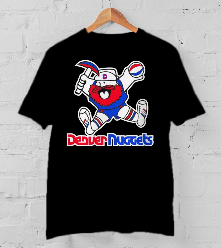 Denver Nuggets Classics Miner Mascot Throwback T-Shirt