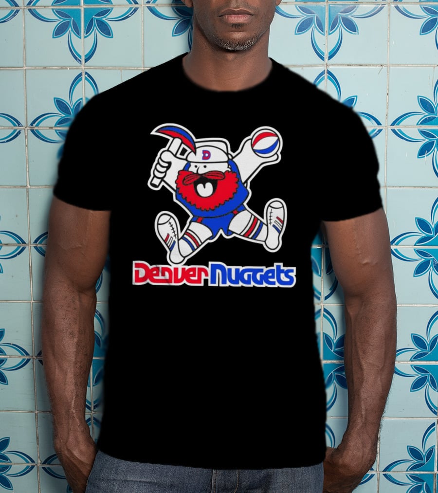 Denver Nuggets Classics Miner Mascot Throwback T-Shirt