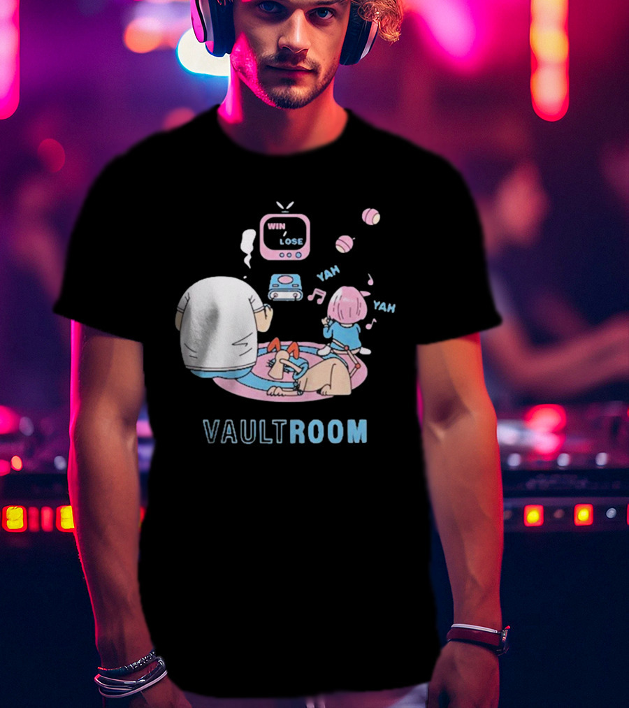 Vault Room Gaming Fun With Win Lose Challenge T-Shirt