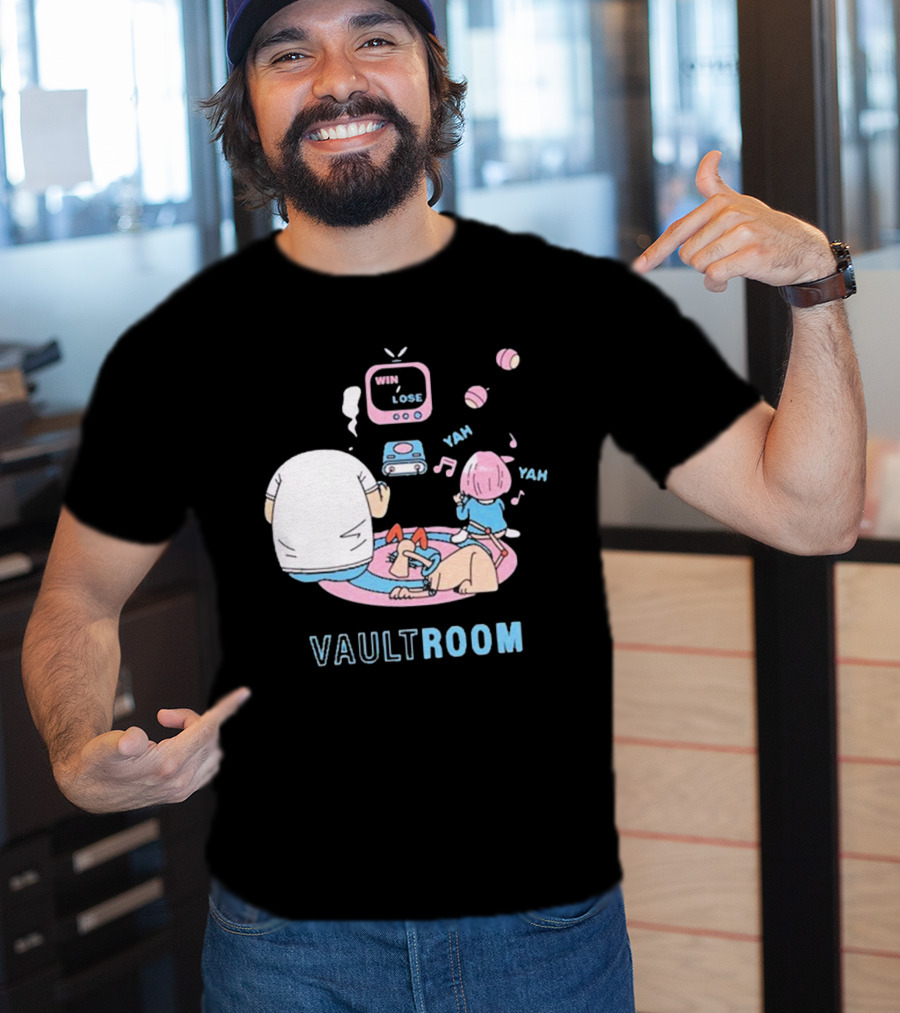 Vault Room Gaming Fun With Win Lose Challenge T-Shirt
