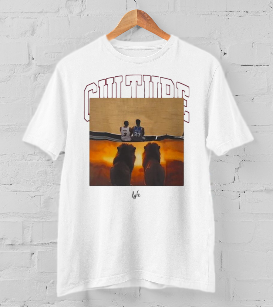 Dwyane Wade X Himmy Culture Basketball Legacy Lions Lyfe Collaboration T-Shirt