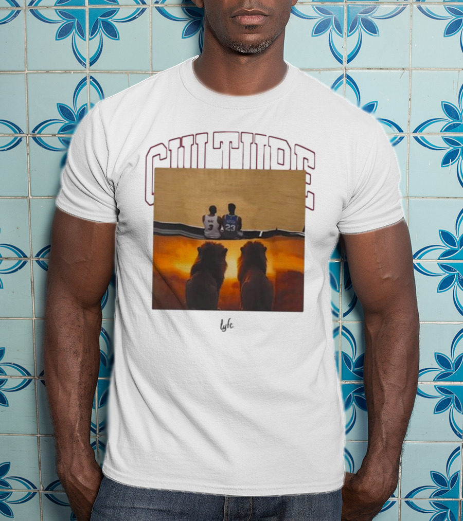 Dwyane Wade X Himmy Culture Basketball Legacy Lions Lyfe Collaboration T-Shirt