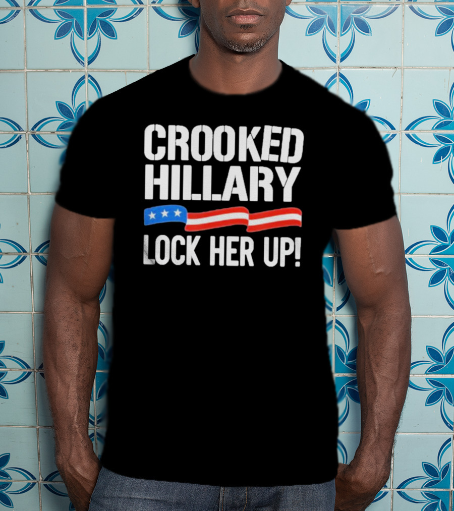 Crooked Hillary Lock Her Up T-Shirt