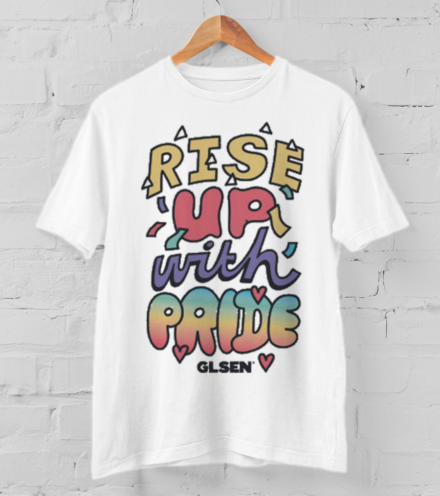Rising Colors Of Pride By GLSEN T-Shirt