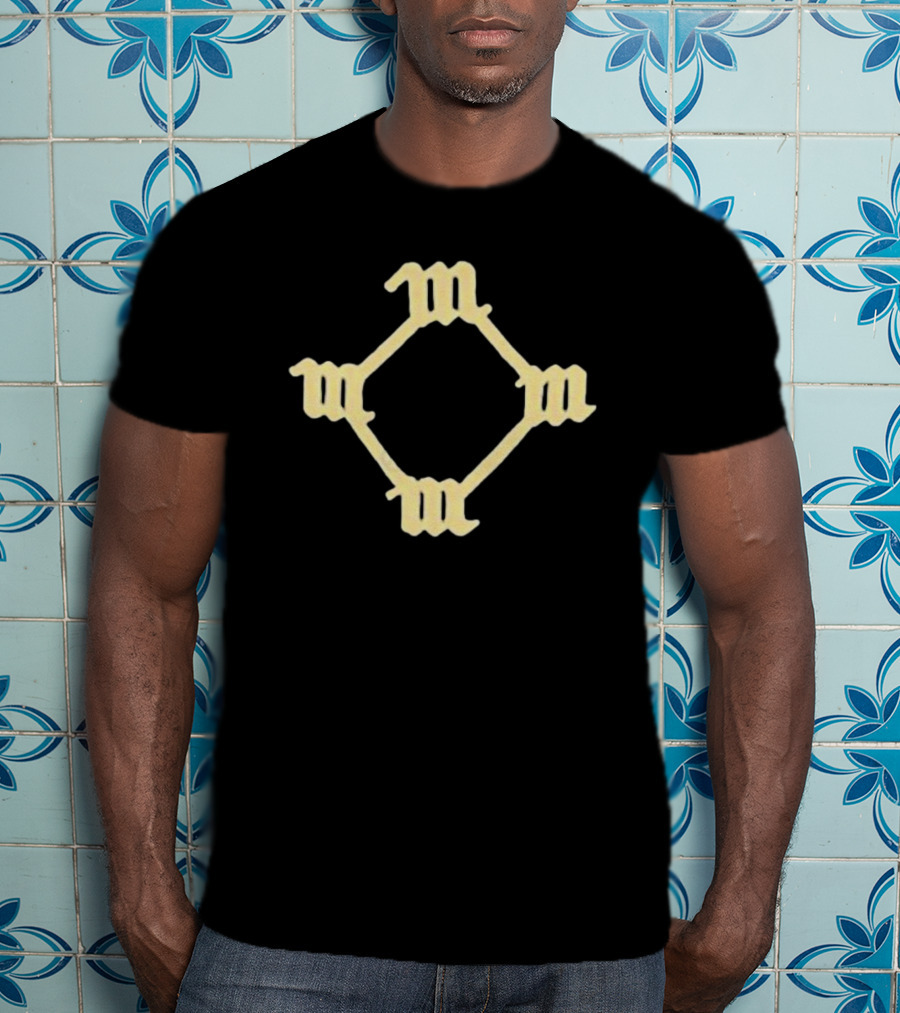 So Help Me God Kanye West Logo Quadrangle T-Shirt