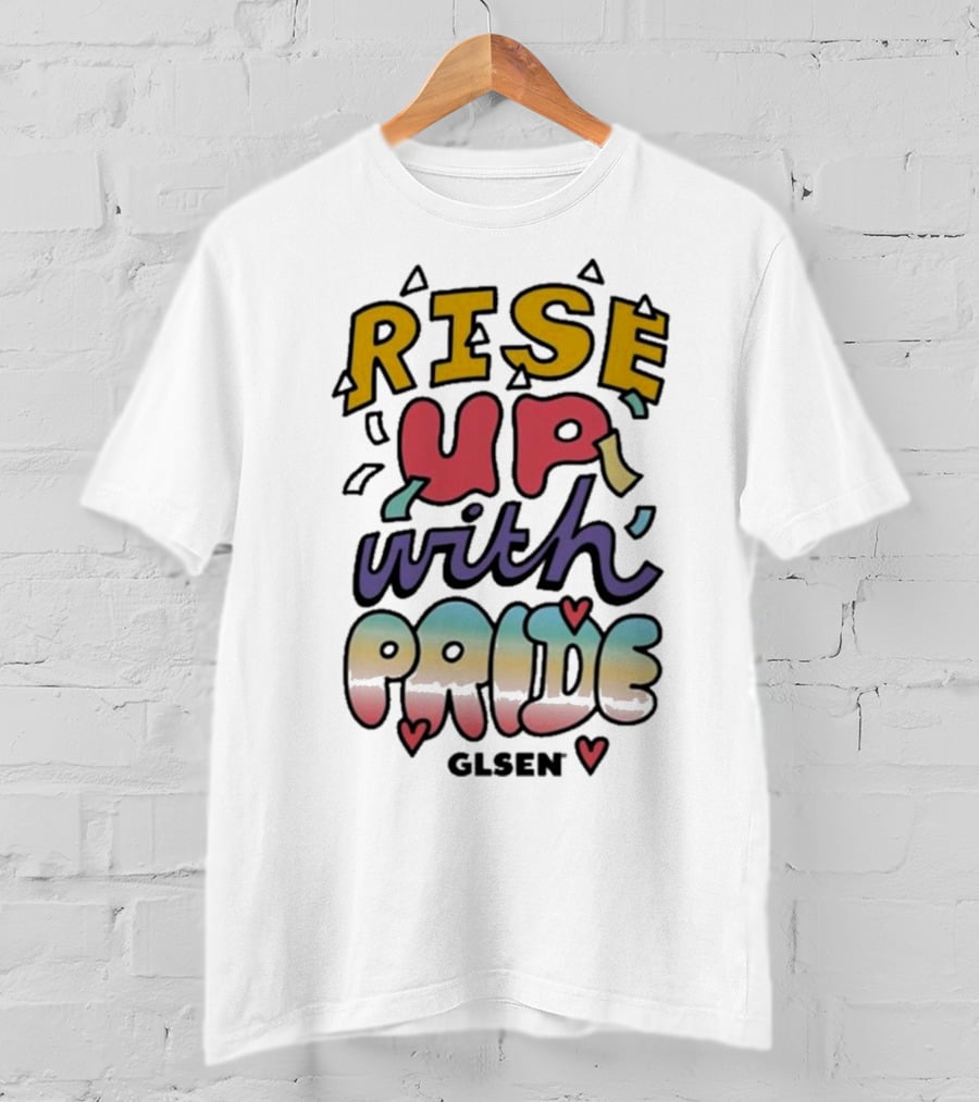 Glsen Rise Up With Pride Wilson Cruz T-Shirt