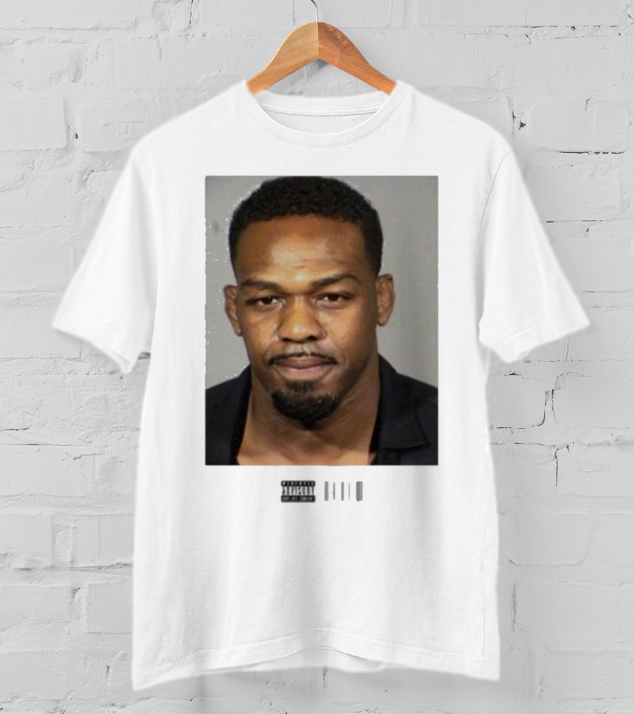 Jon Jones Mugshot UFC Champion Image T-Shirt