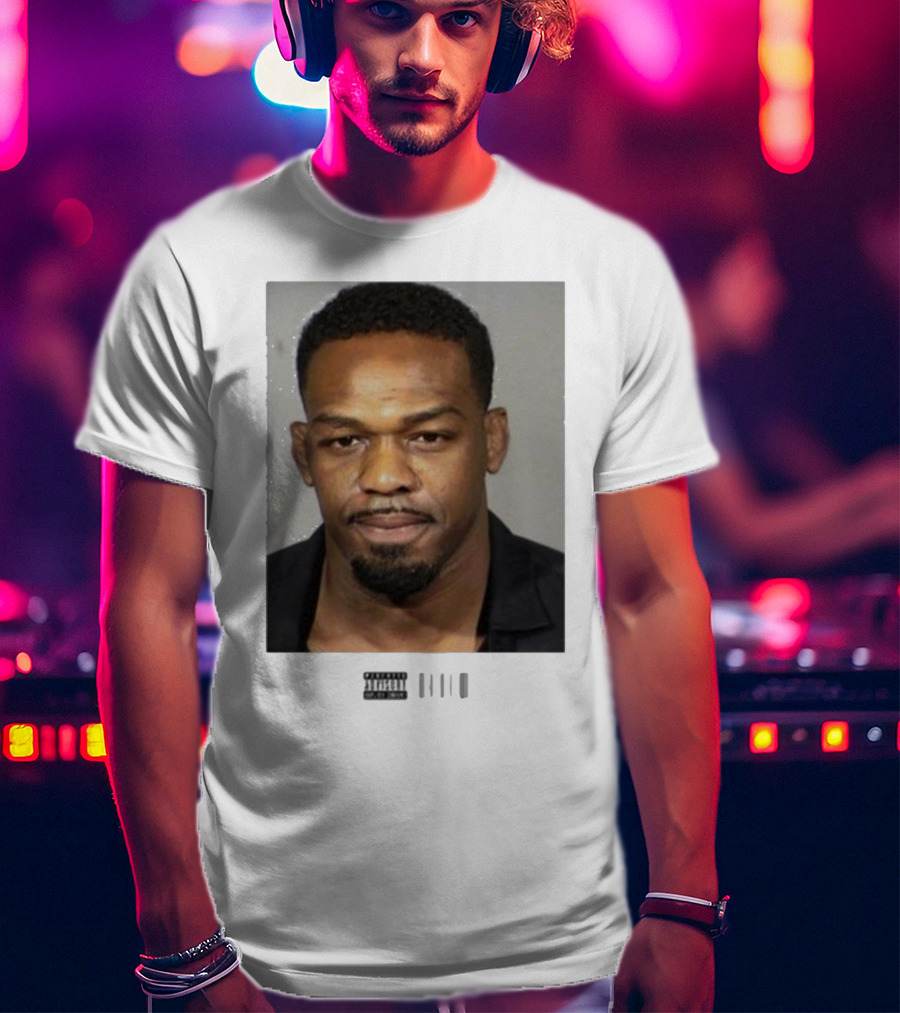 Jon Jones Mugshot UFC Champion Image T-Shirt