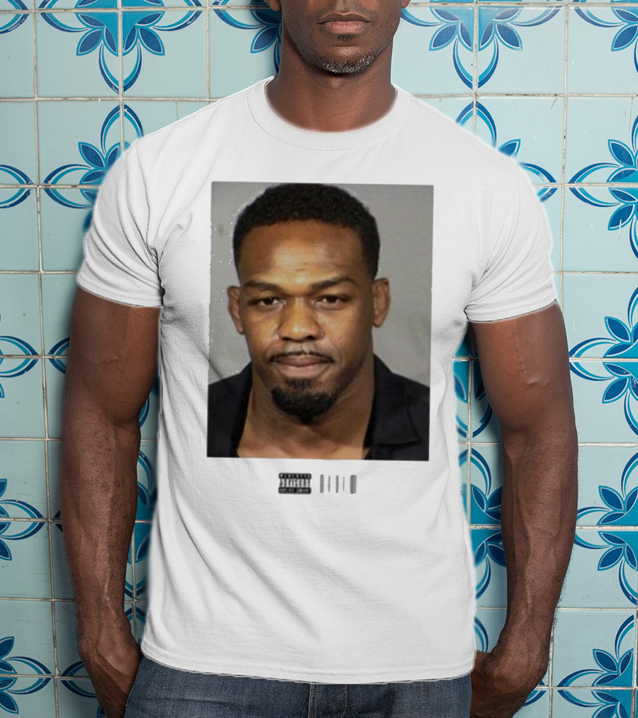 Jon Jones Mugshot UFC Champion Image T-Shirt
