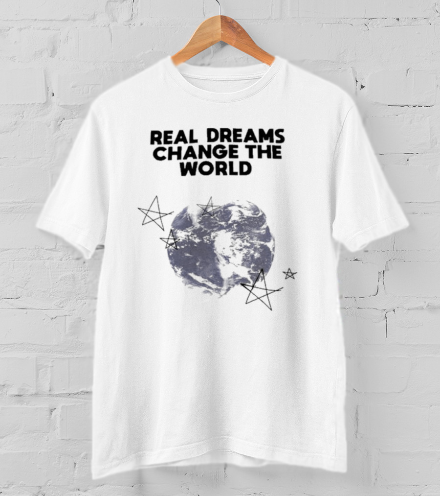 RDCWorld Planet Limited Real Dreams Change The World T-Shirt