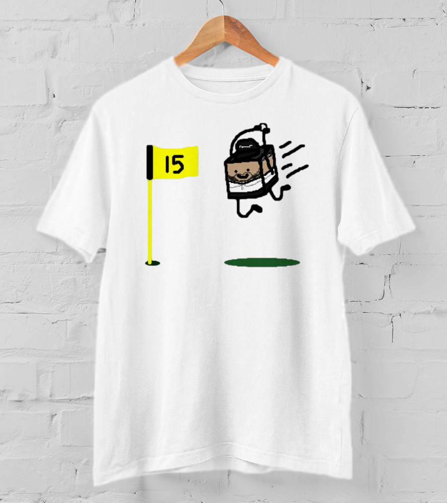 Michael Block Animated Golf Celebration Flag 15 T-Shirt