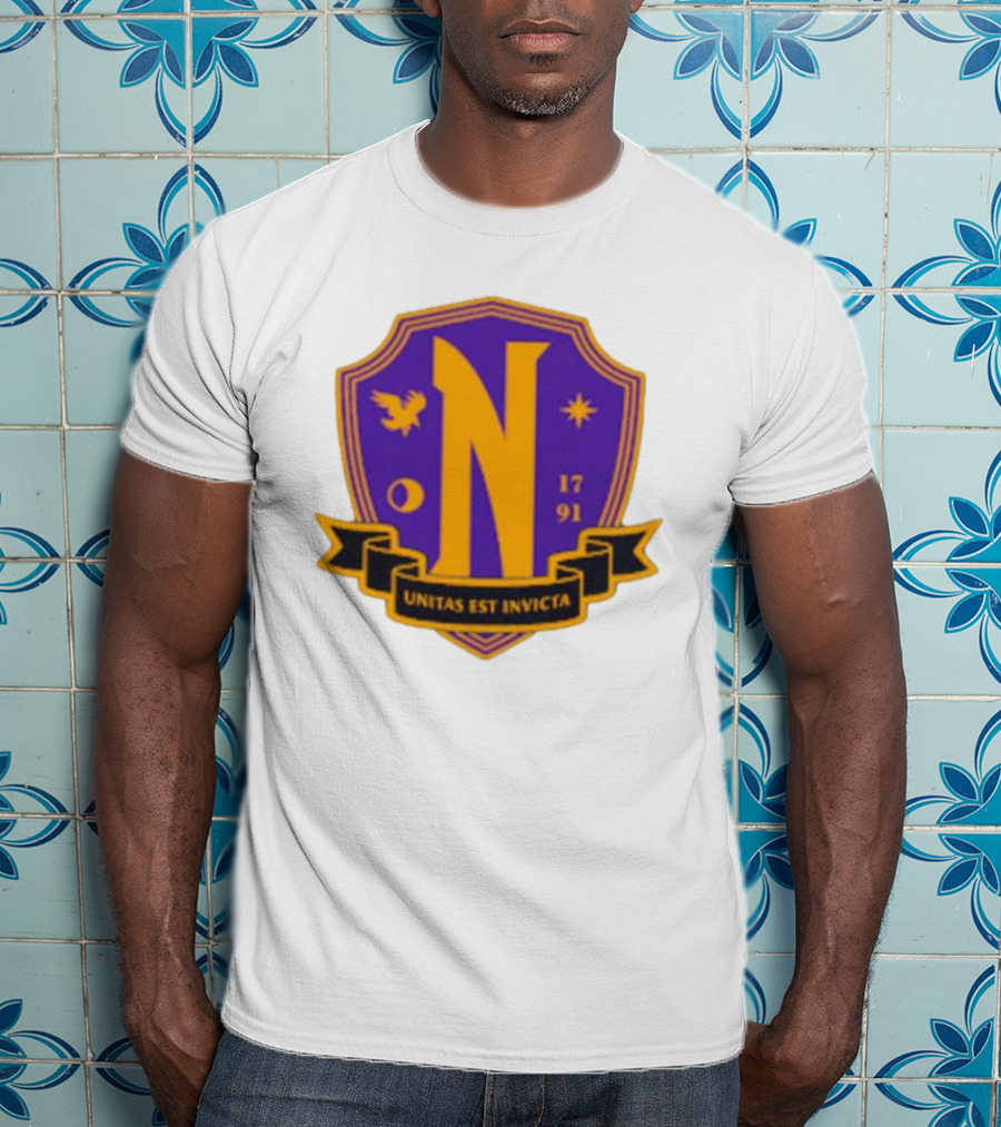 Nevermore Academy Unitas Est Invicta 1791 Crest T-Shirt