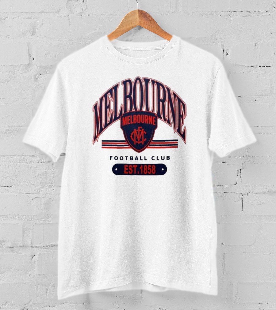 Melbourne Demons Football Club MFC Est 1858 T-Shirt