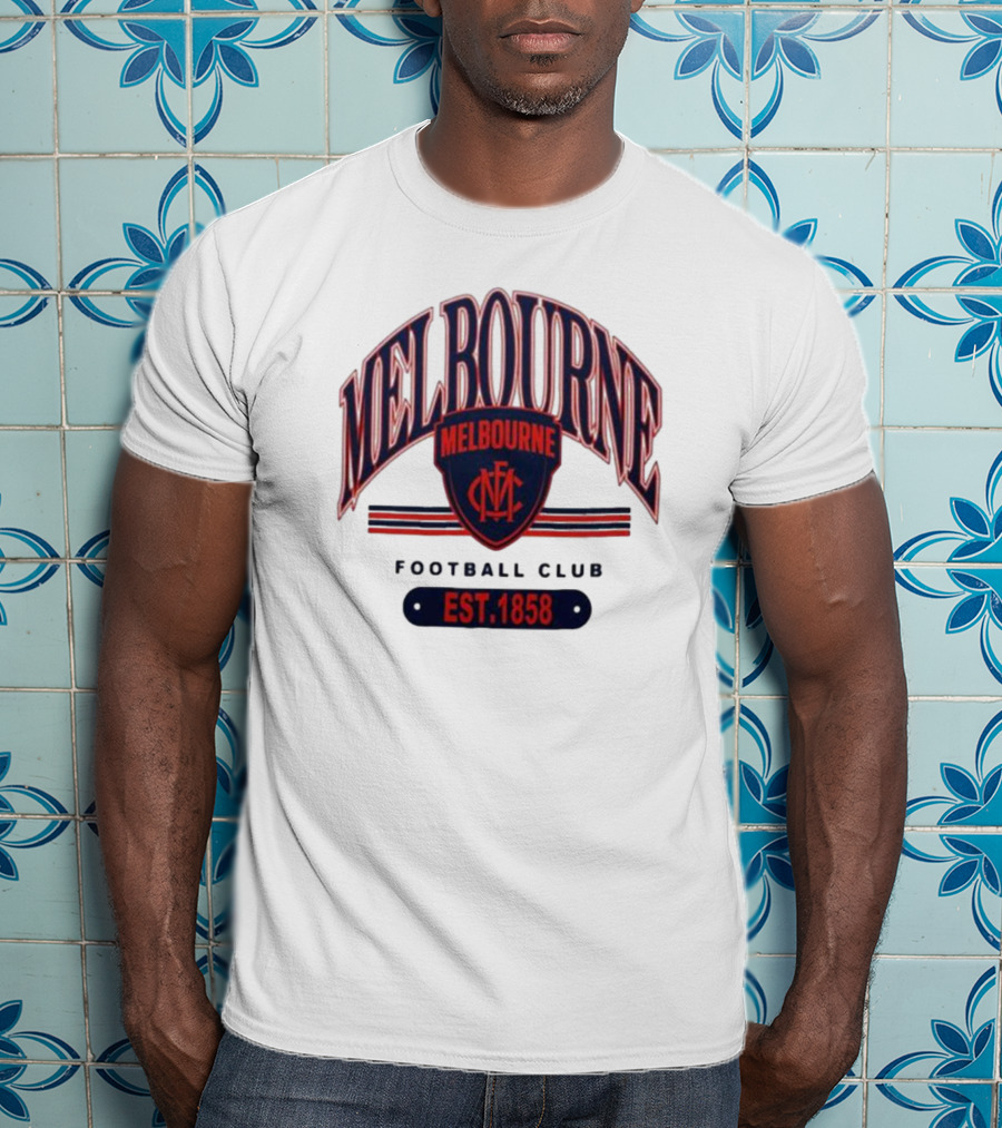 Melbourne Demons Football Club MFC Est 1858 T-Shirt