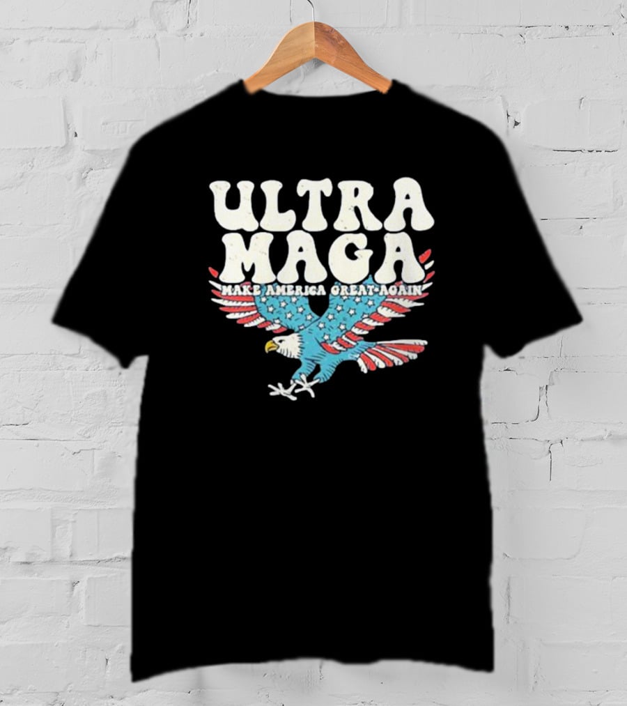 Ultra Maga Make America Great Again Eagle T-Shirt
