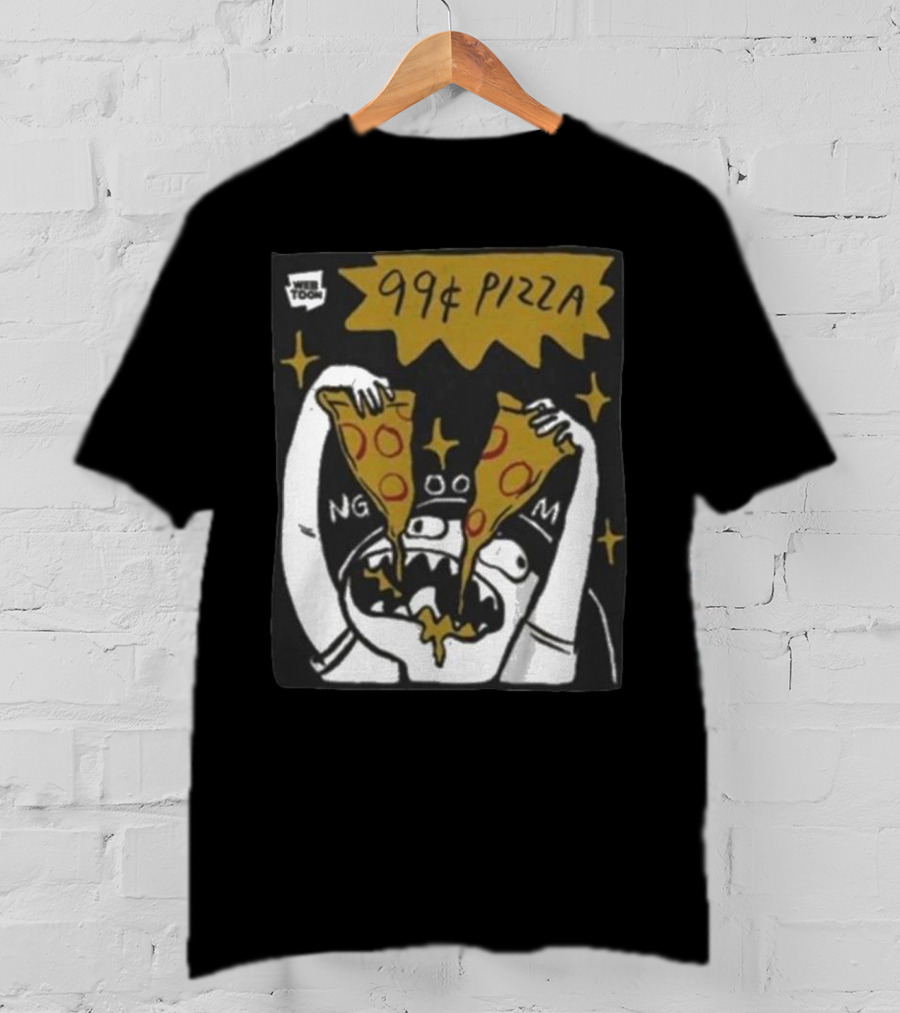 My Giant Nerd Boyfriend Wee Toon 99¢ Pizza T-Shirt