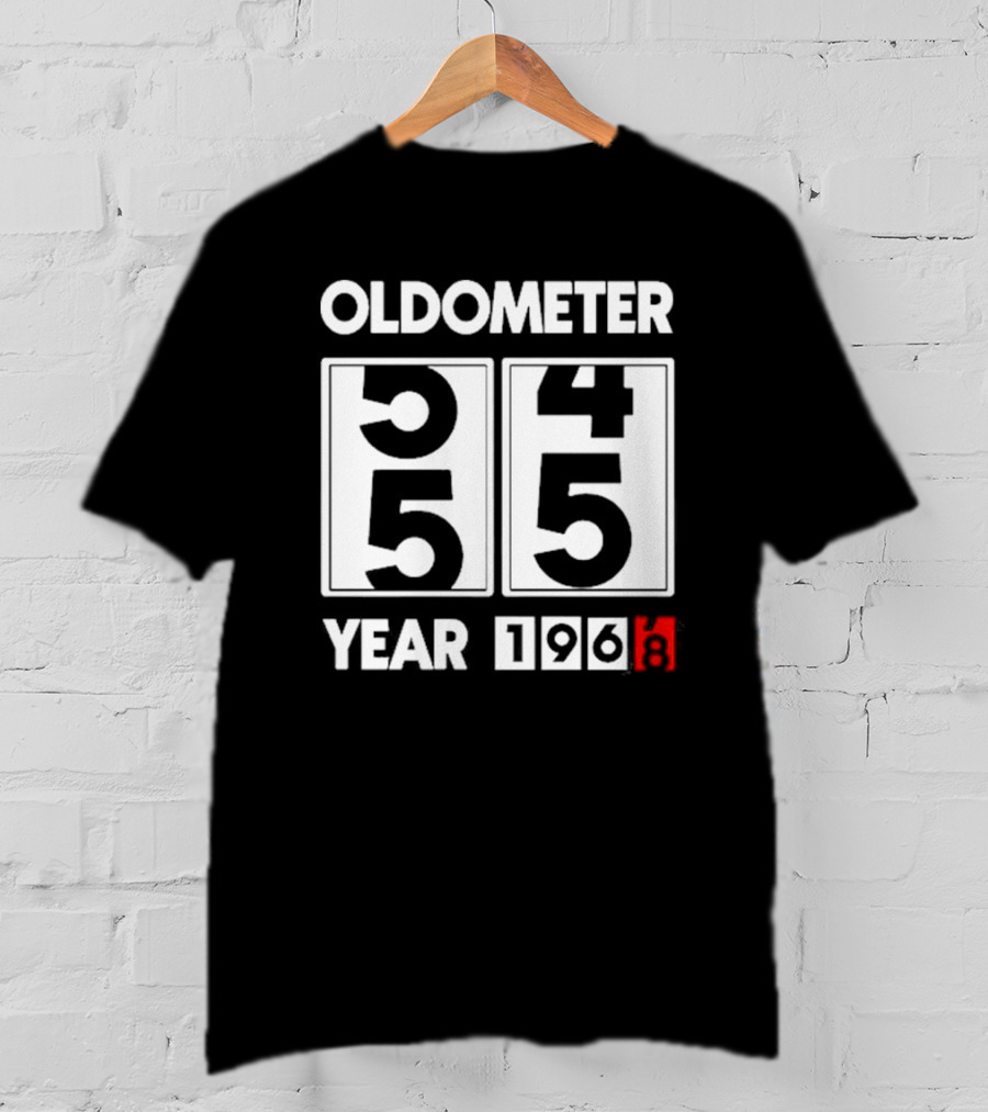 Oldometer 55 45 Year 1968 T-Shirt