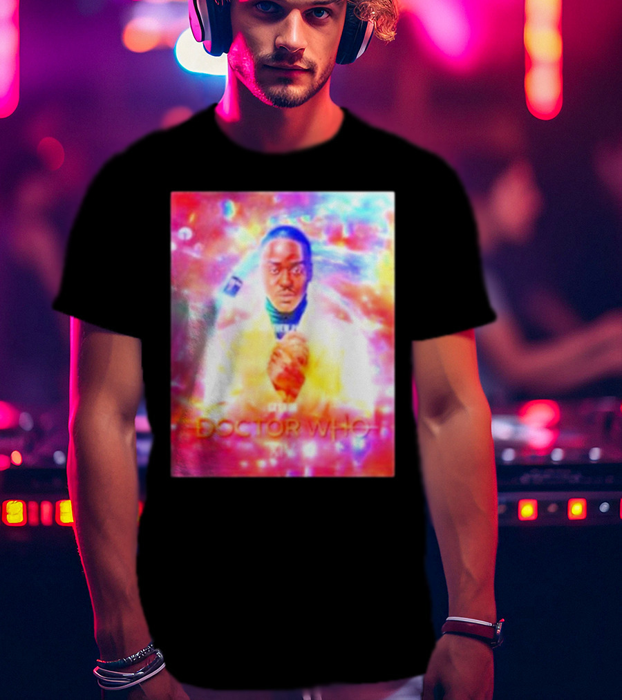 Doctor Who 14 Ncuti Gatwa Vibrant Time Traveler T-Shirt