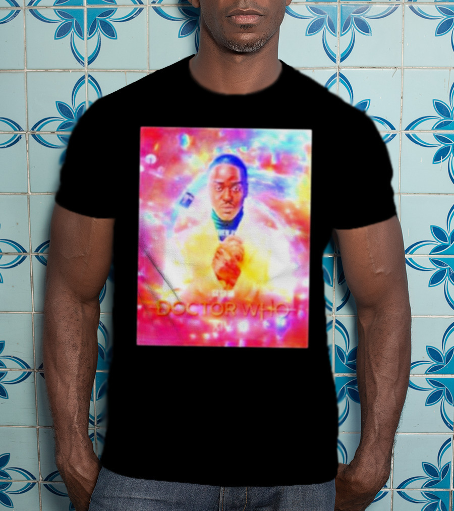 Doctor Who 14 Ncuti Gatwa Vibrant Time Traveler T-Shirt