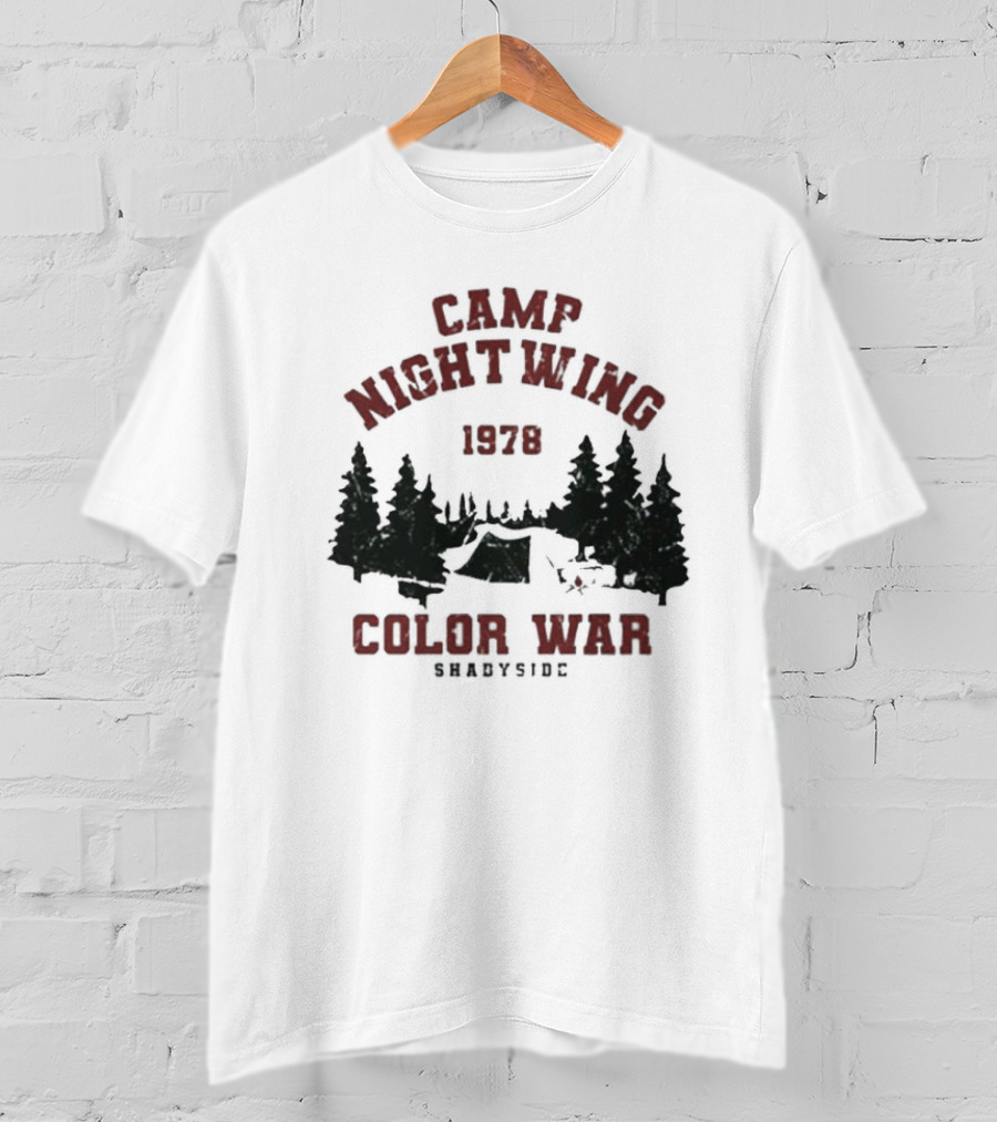 Camp Nightwing 1978 Color War Shadyside T-Shirt