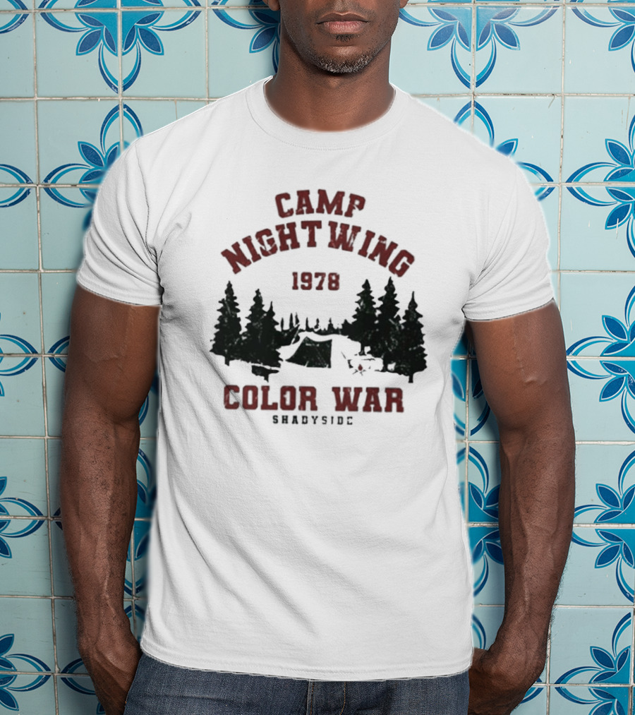 Camp Nightwing 1978 Color War Shadyside T-Shirt