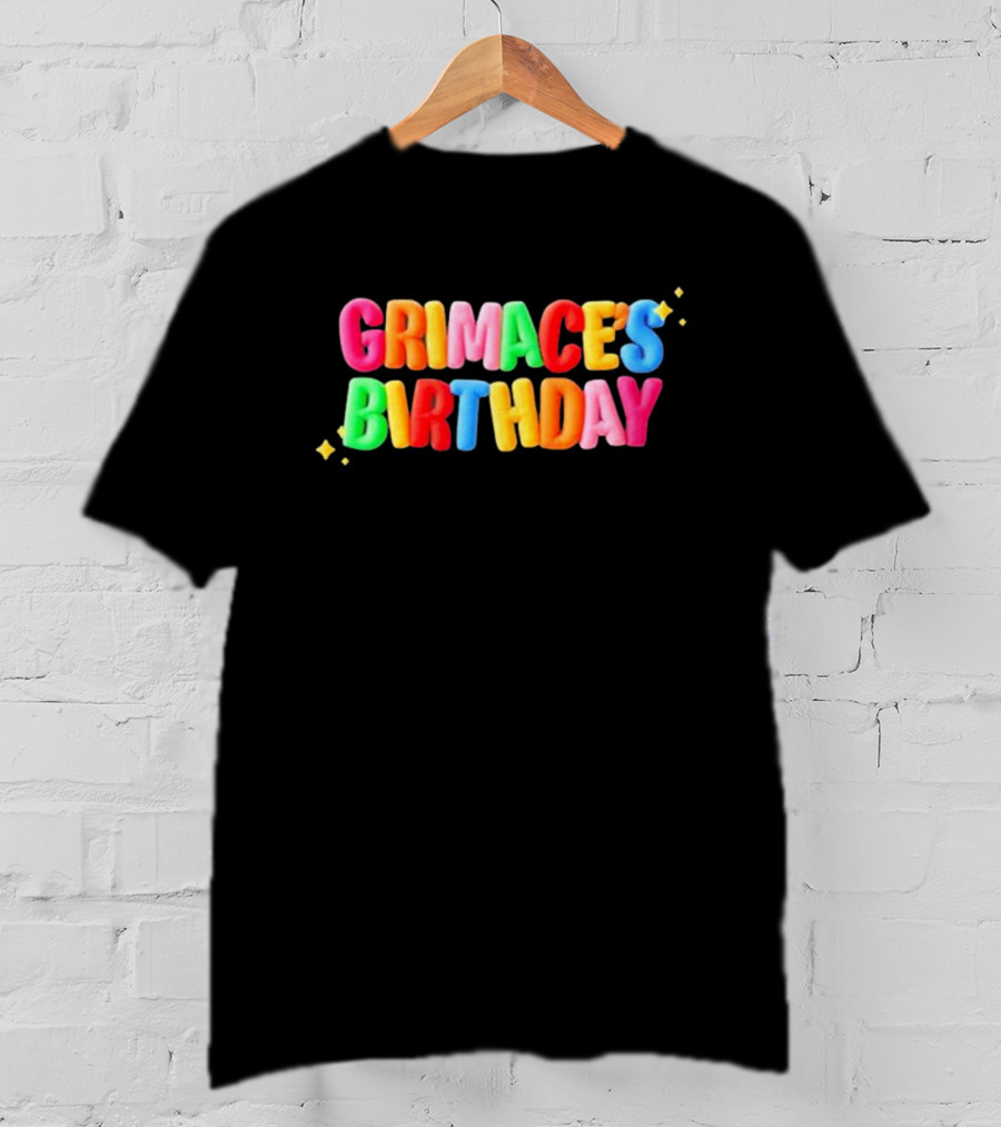 Grimace's Birthday HuinGuillaume Colorful T-Shirt