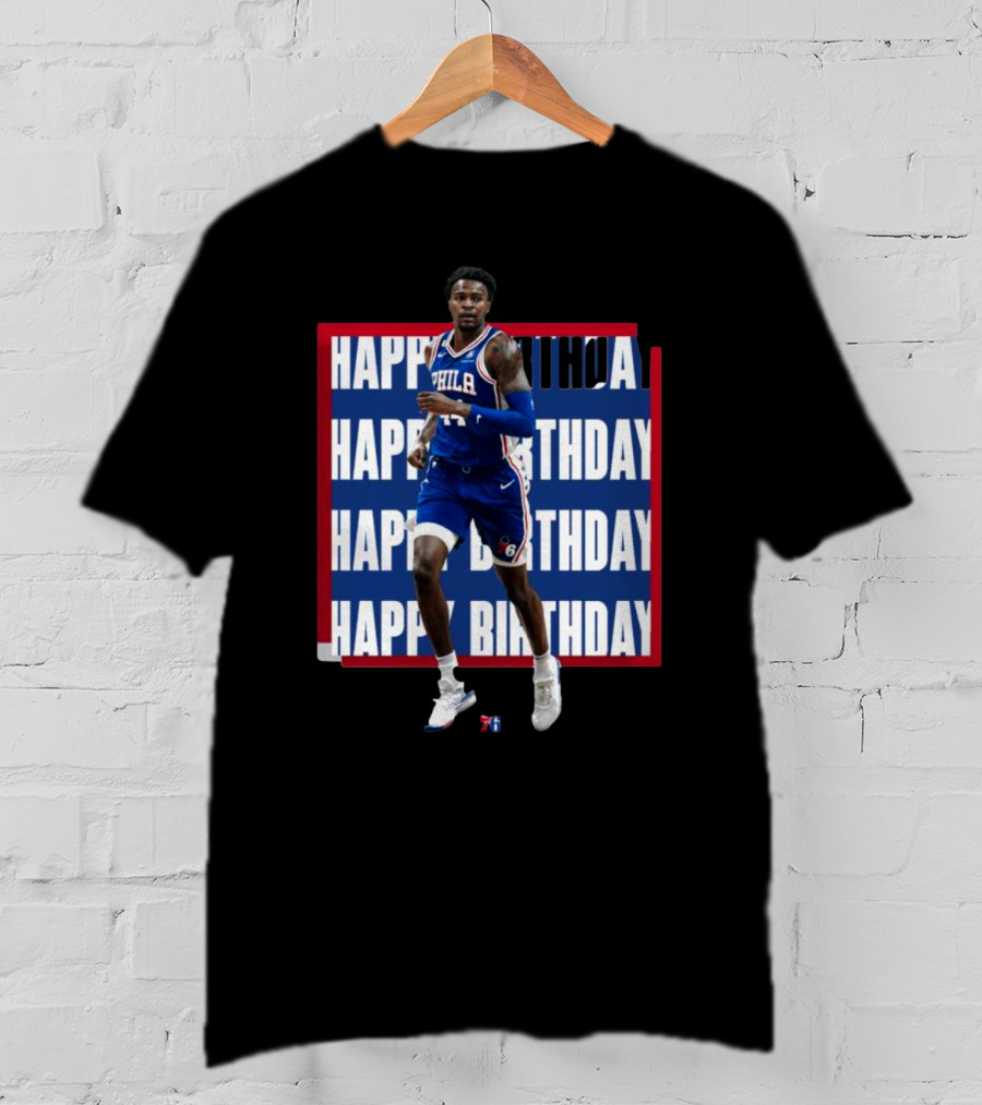 Philadelphia 76ers Happy Birthday Paul Reed Basketball T-Shirt