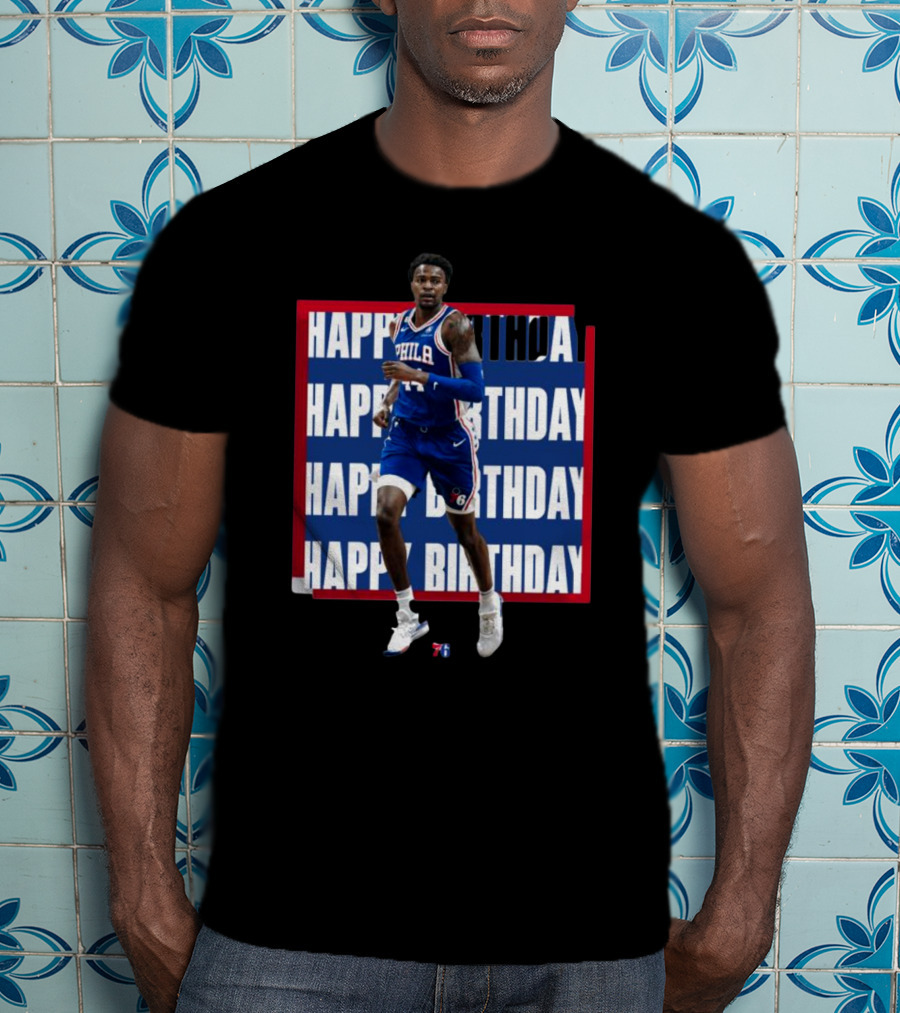 Philadelphia 76ers Happy Birthday Paul Reed Basketball T-Shirt