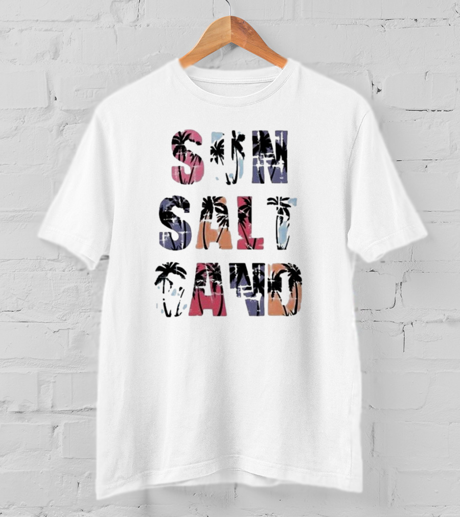 Sun Salt Sand Tropical Beach Vibes T-Shirt