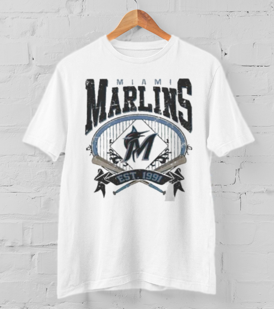 Miami Marlins MLB Baseball Game Day Est. 1993 T-Shirt