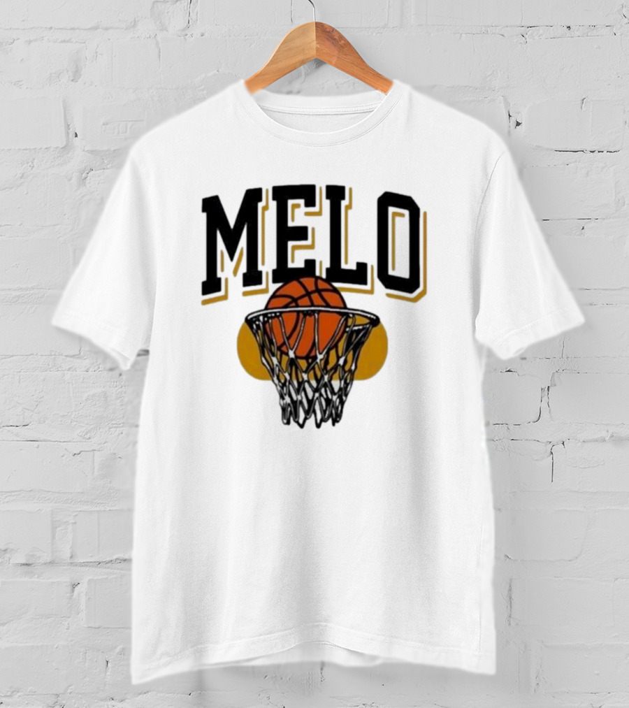 Melo Los Angeles Basketball Hoop Net Iconic T-Shirt
