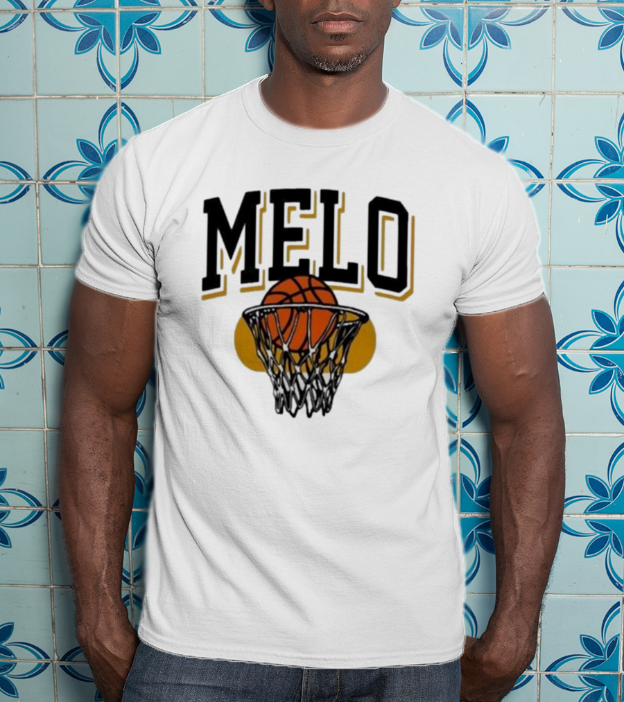 Melo Los Angeles Basketball Hoop Net Iconic T-Shirt