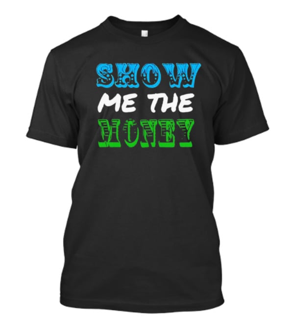 Jerry Maguire Show Me The Money Iconic Quote Text T-Shirt
