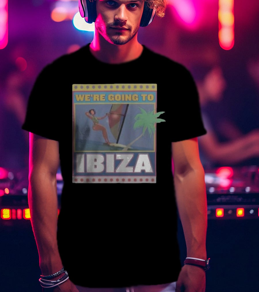 WE’RE GOING TO IBIZA Sailing Adventure Island Vibes Tropical Escape T-Shirt
