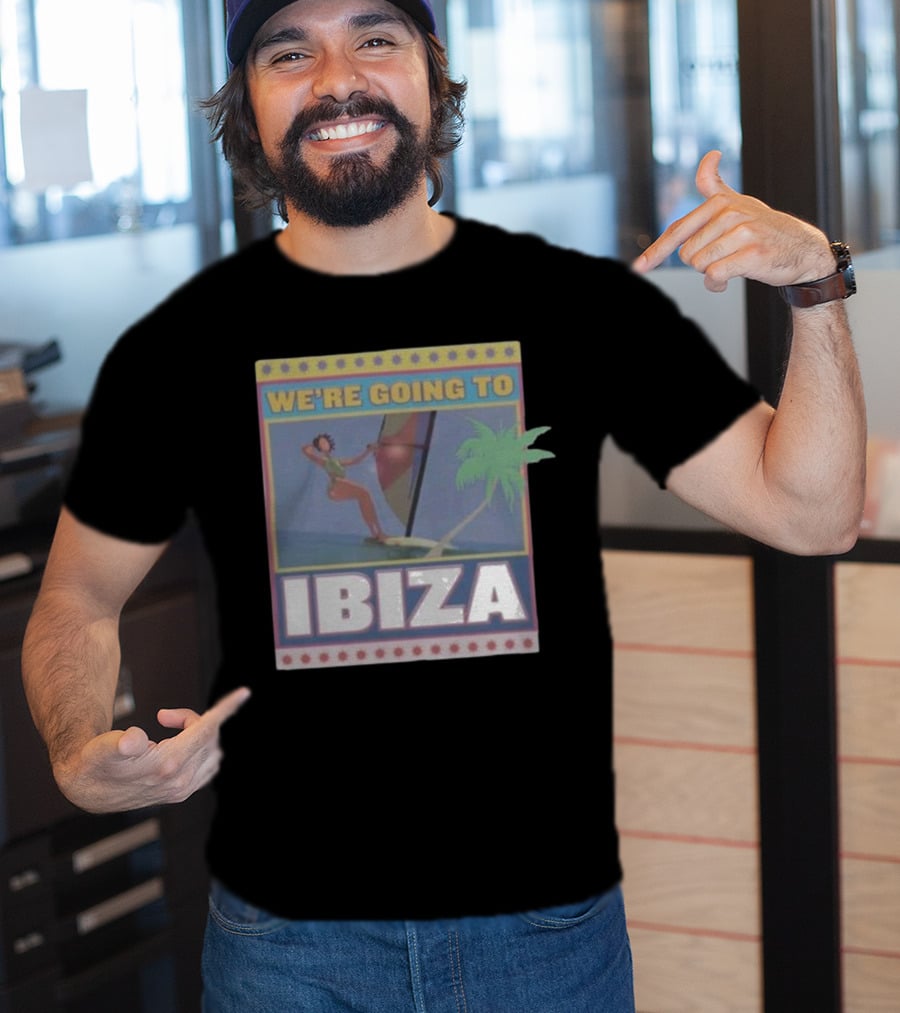 WE’RE GOING TO IBIZA Sailing Adventure Island Vibes Tropical Escape T-Shirt