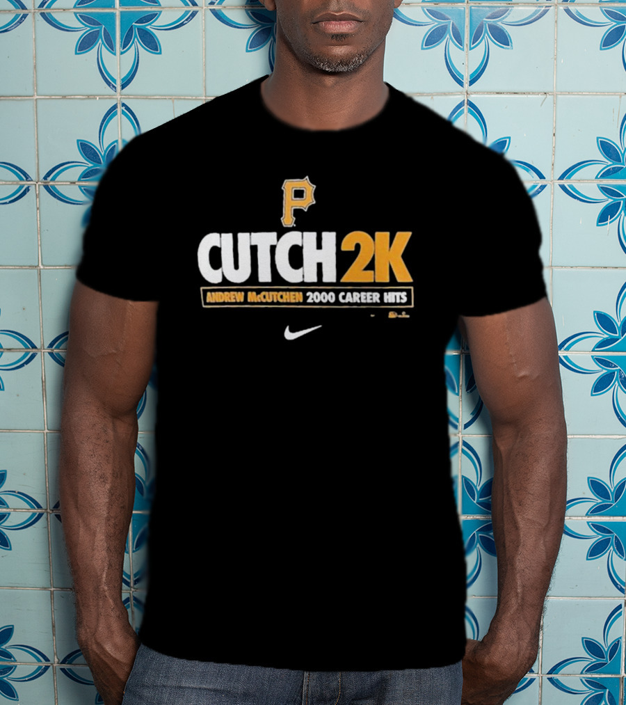 Pittsburgh Pirates Andrew McCutchen Cutch 2K 2000 Career Hits T-Shirt