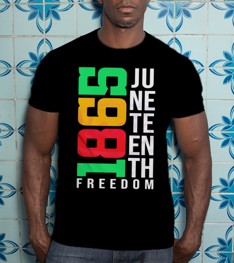 1865 Juneteenth Freedom Black History Month T-Shirt